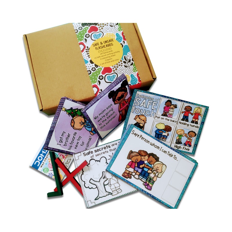 Safe and unsafe touch flashcards