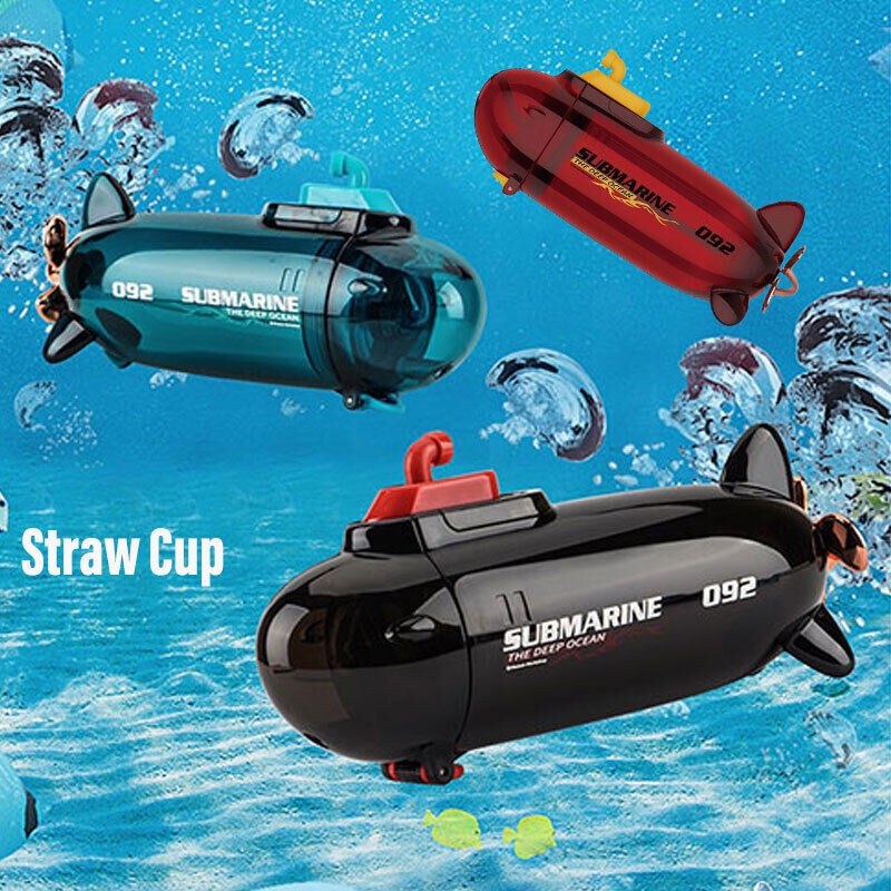 Submarine Shape Leak Proof BPA Free Water Bottle for Kids – 380ml (Without box)
