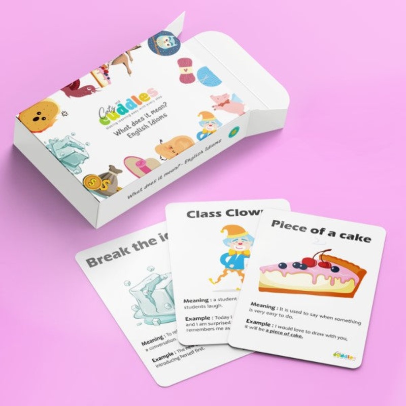 What does it mean?  Idioms Flashcards
