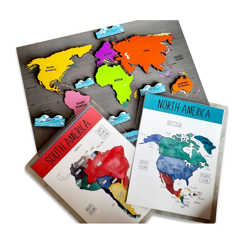 World Continents and Oceans Activity