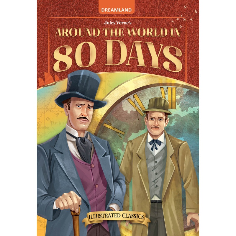 Around the World in 80 Days  Illustrated Abridged Classics for Children with Practice Questions