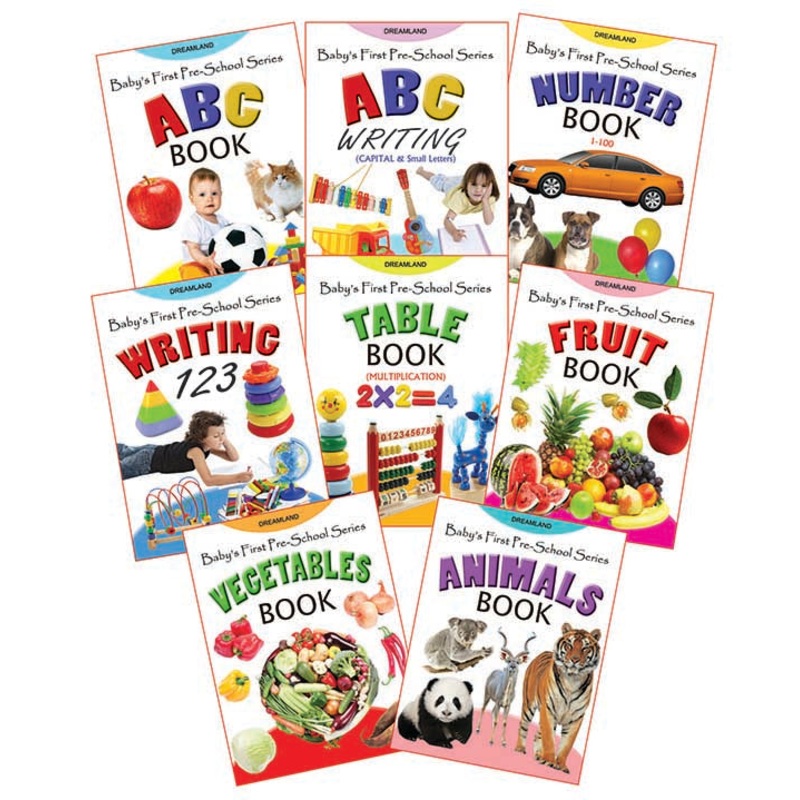 Baby First Pre School  8 Books Pack