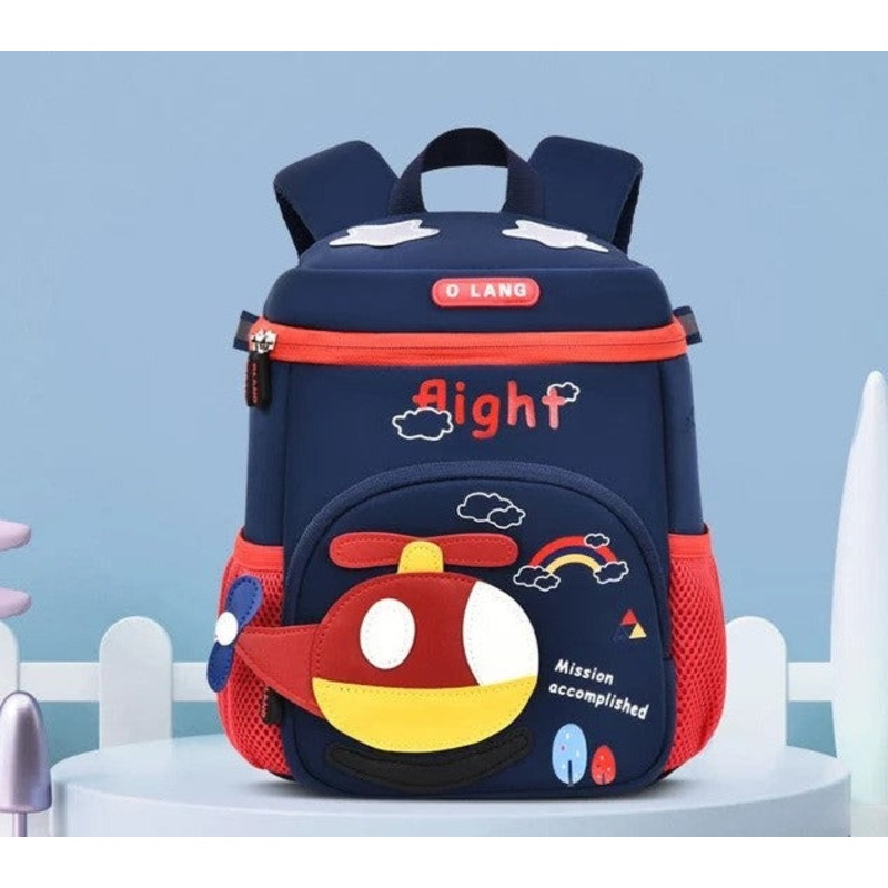 Helicopter Design Backpack for Kindergarten kids