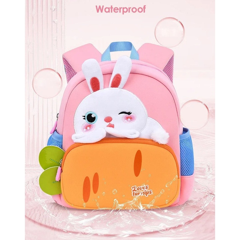 Rabbit Carrot Design Backpack for Kindergarten kids