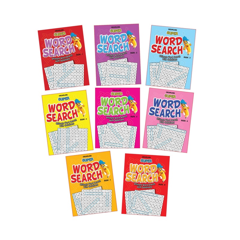 Super Word Search – 1-8 (8 titles) Pack