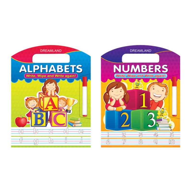 Write and Wipe Books- Pack (2 Titles)