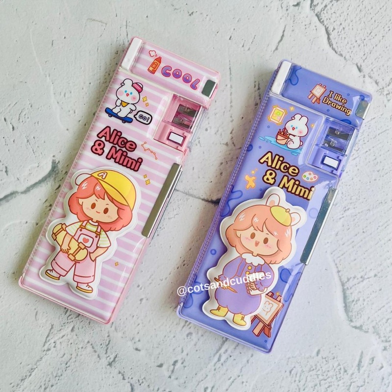 3D Girl Squishy Compass Box for Kids