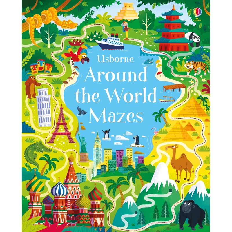 Around The World Mazes Book
