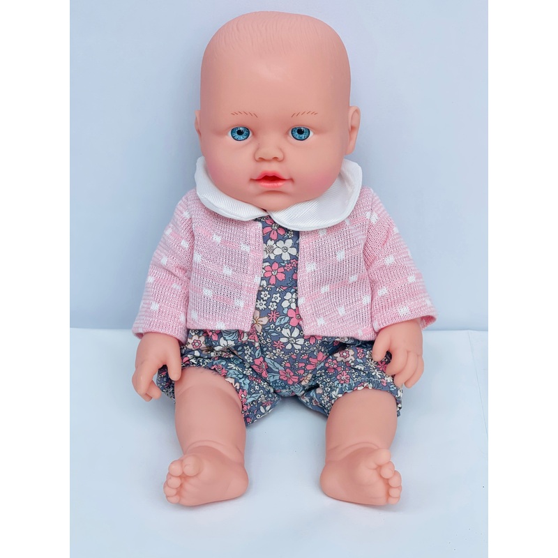 Boy Doll with Realistic Baby Sound for Girls (29cm) (Jump Suit) (1pc)