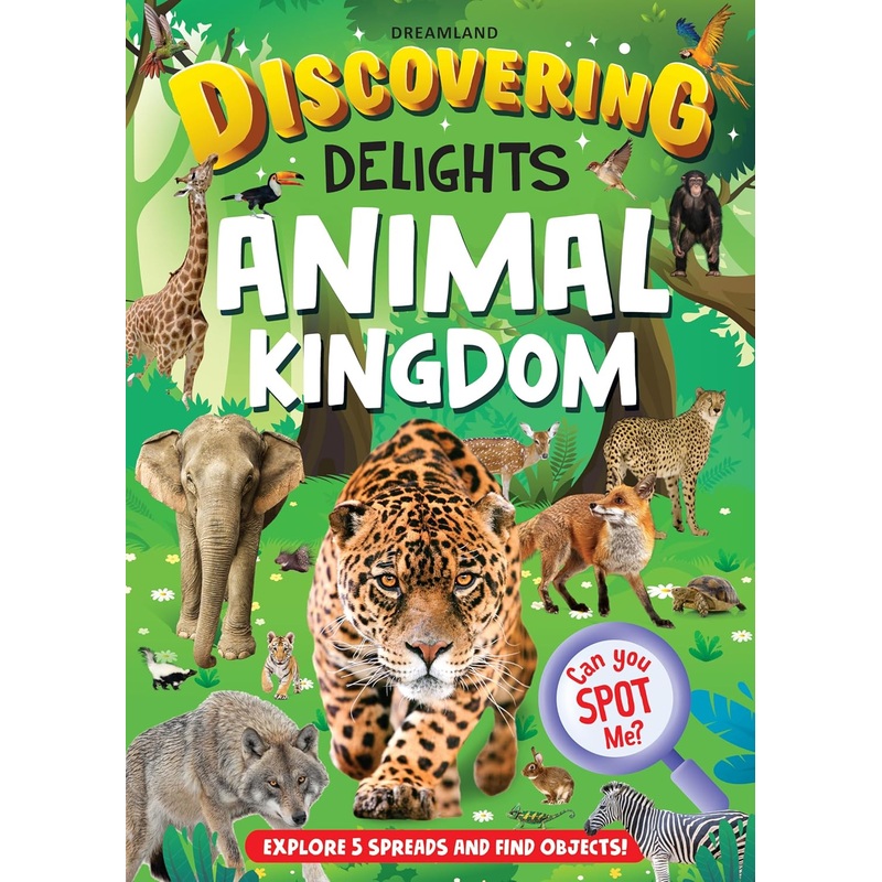 Animal Kingdom Discovering Delights Flap Book for Kids Age 4 – 10 years