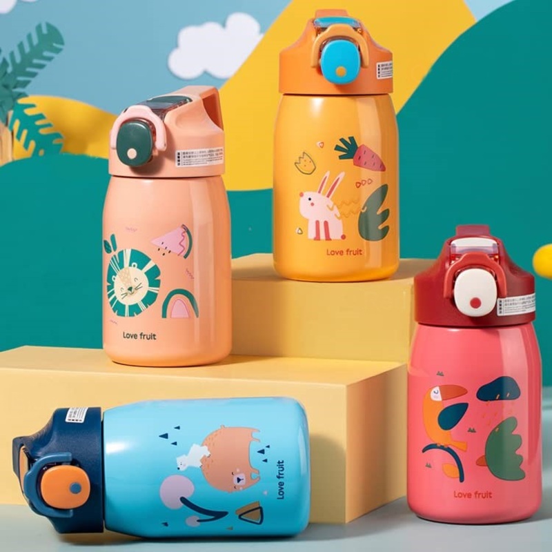 Jungle Roar Theme Insulated Steel Water Bottle – 530ml