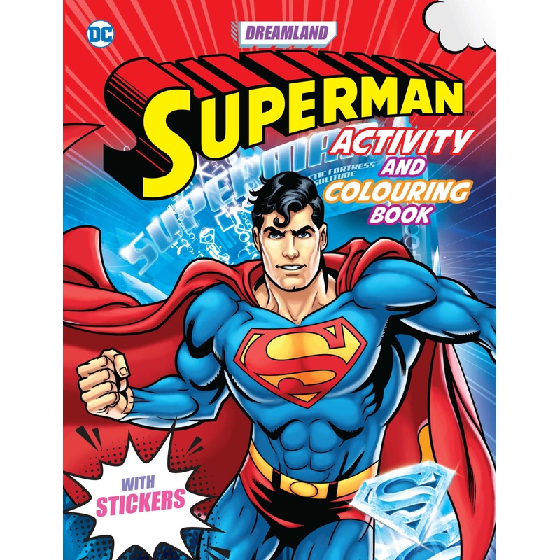 Superman Activity and Colouring Book