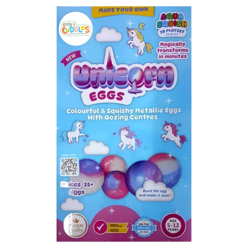 Aqua Squish Unicorn Egg Kit