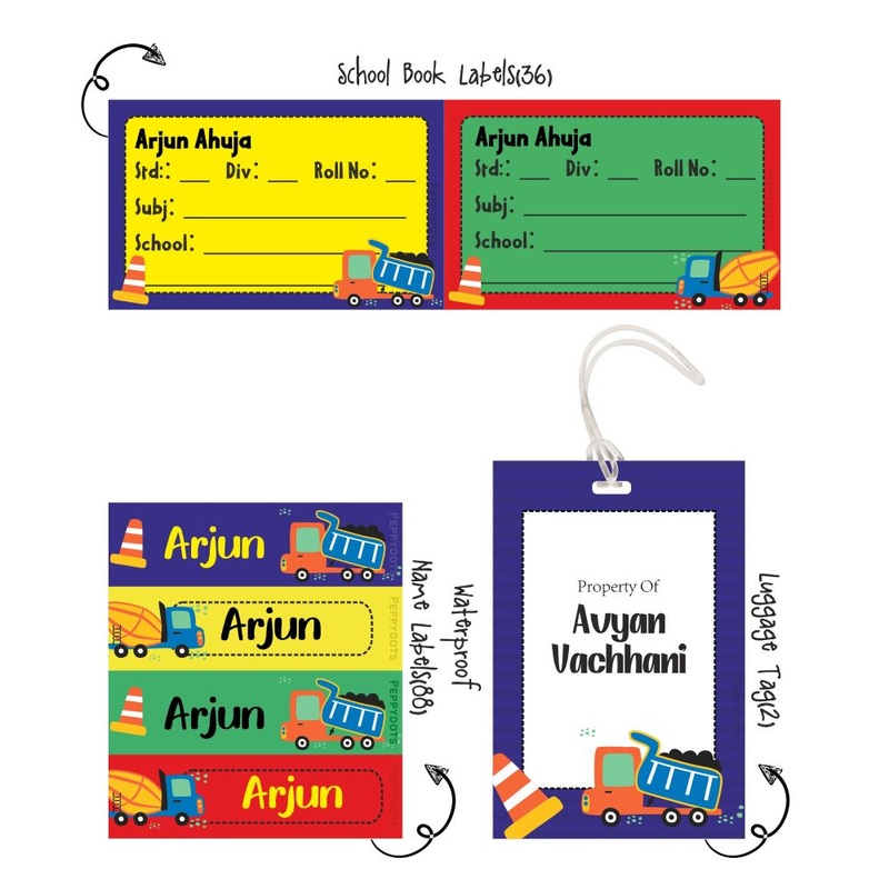 Back to School combo – Construction Vehicle (PREPAID ONLY)