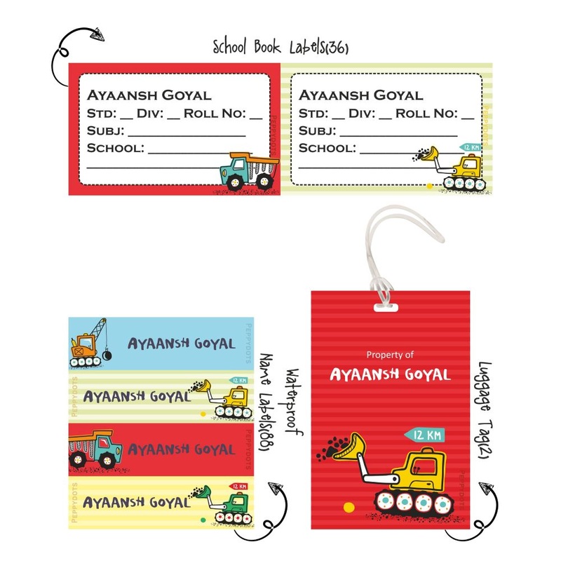 Back to School Combo – Cute Construction Vehicle (PREPAID ONLY)