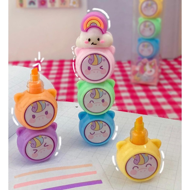 Unicorn Design Highlighter
