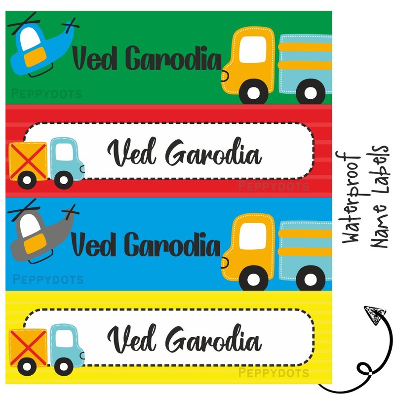 Waterproof Labels – TRANSPORT –  Pack of 88 labels – PREPAID ONLY