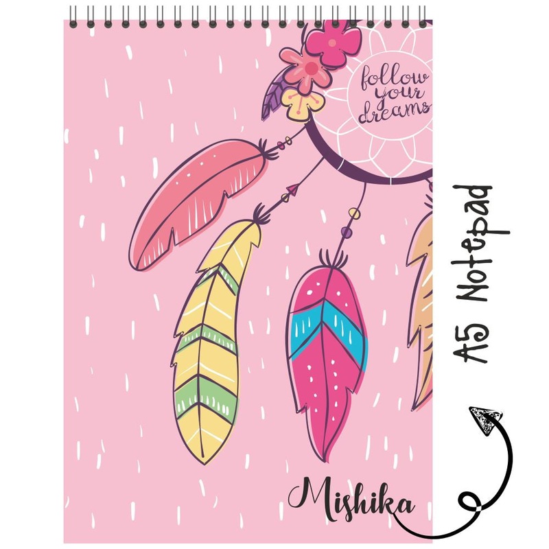 Personalised Notepad – Follow Your Dream – (PREPAID ORDER)