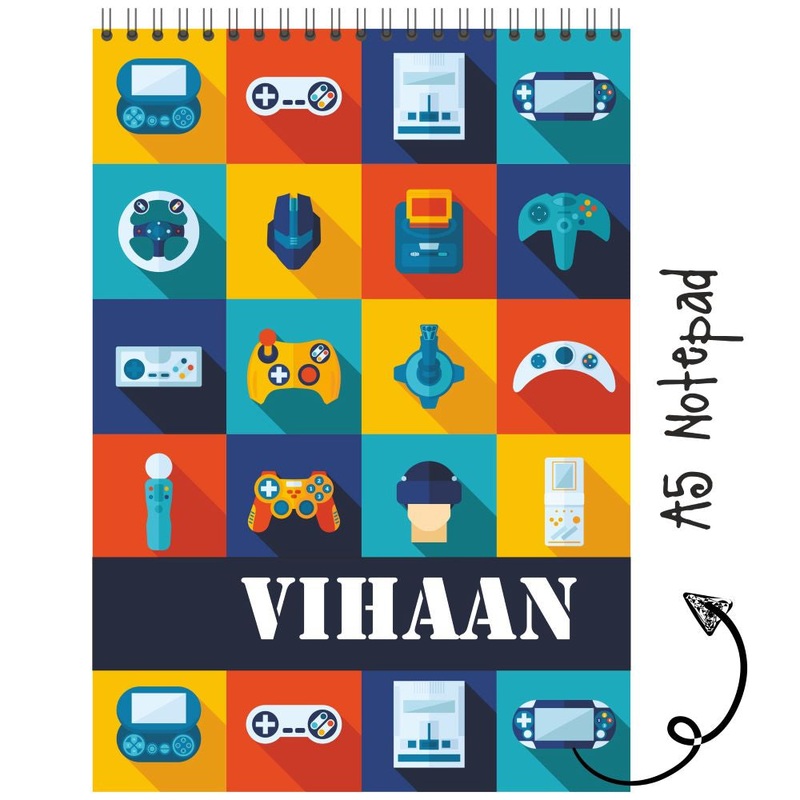 Personalised Notepad – Gaming – (PREPAID ORDER)