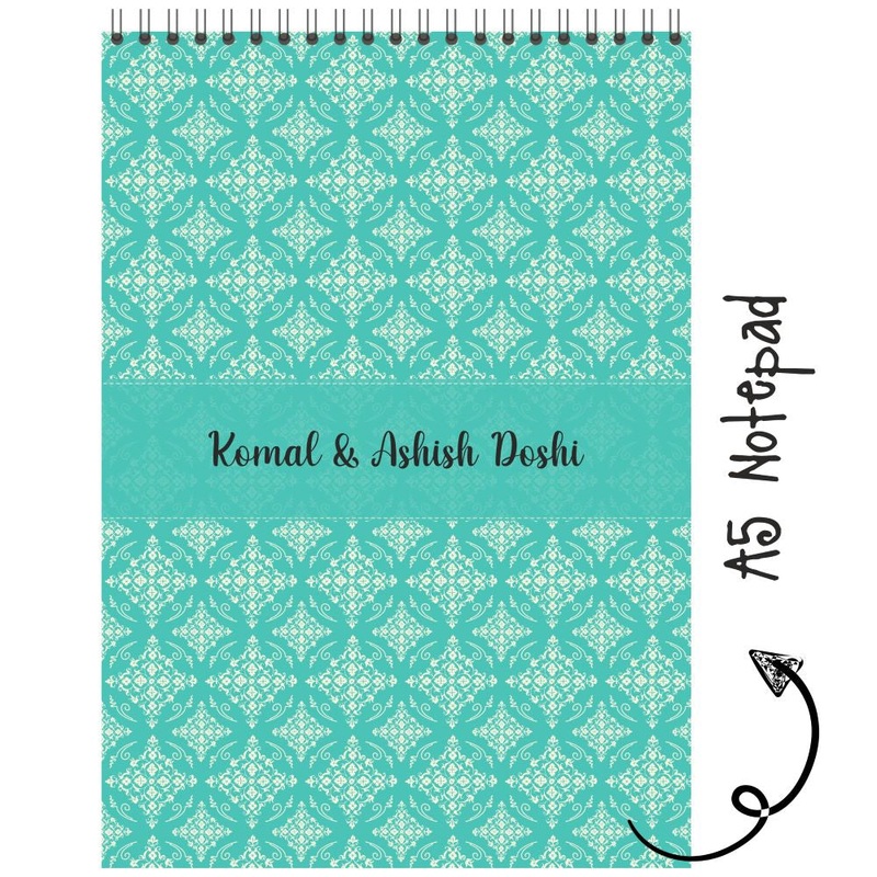 Personalised Notepad – Green Vintage – (PREPAID ORDER)