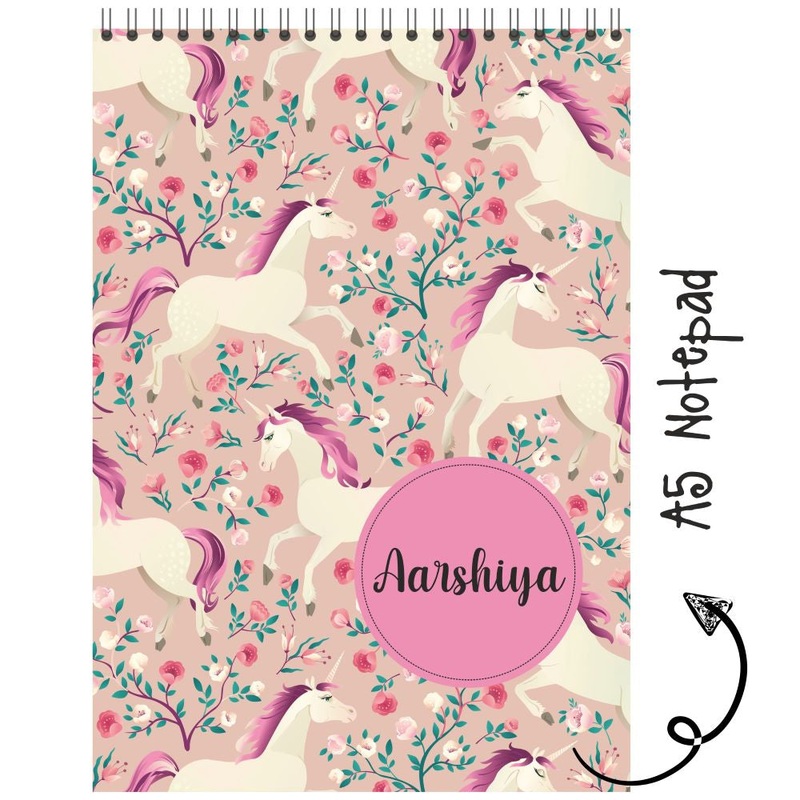 Personalised Notepad – Unicorn Dreams – (PREPAID ORDER)