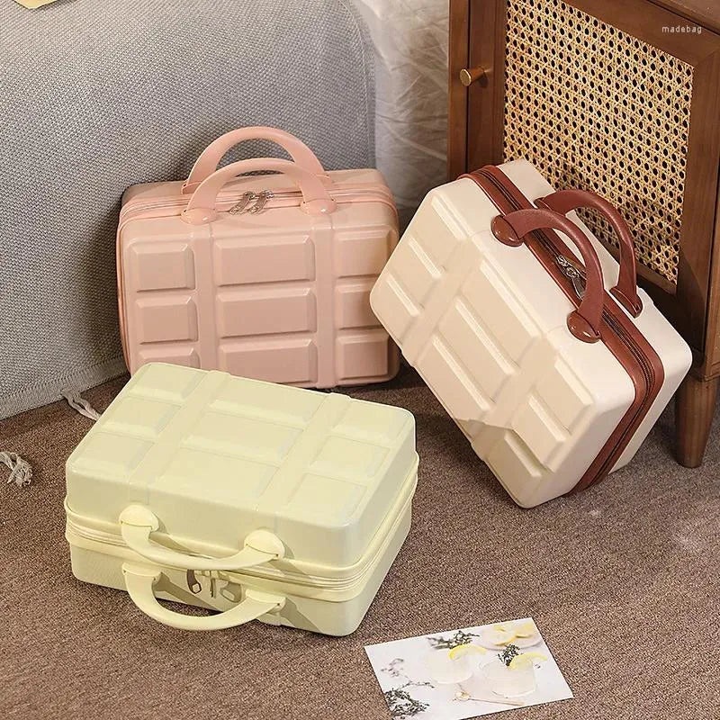 Blocks Design Portable Luggage Suitcase Organizer (Green)