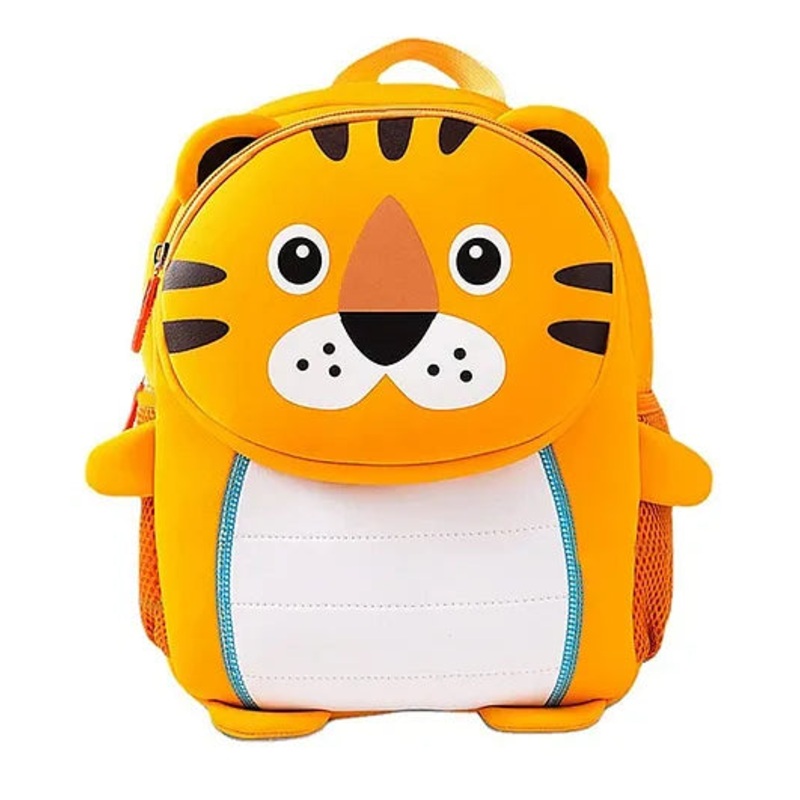 Kids School Bag Soft Plush Backpacks Cartoon Boys Girls Baby (2-5 Years) (TIGER)