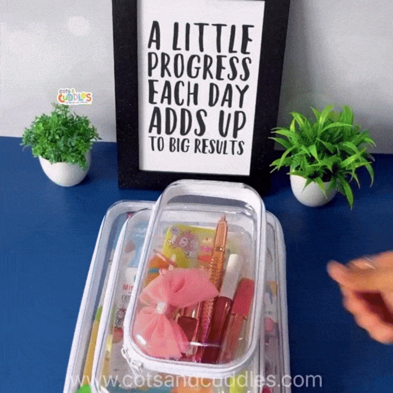 Transparent Hardcase Pouch (1pc)
