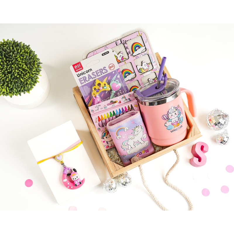 Unicorn Wooden Hamper (PREPAID ONLY)
