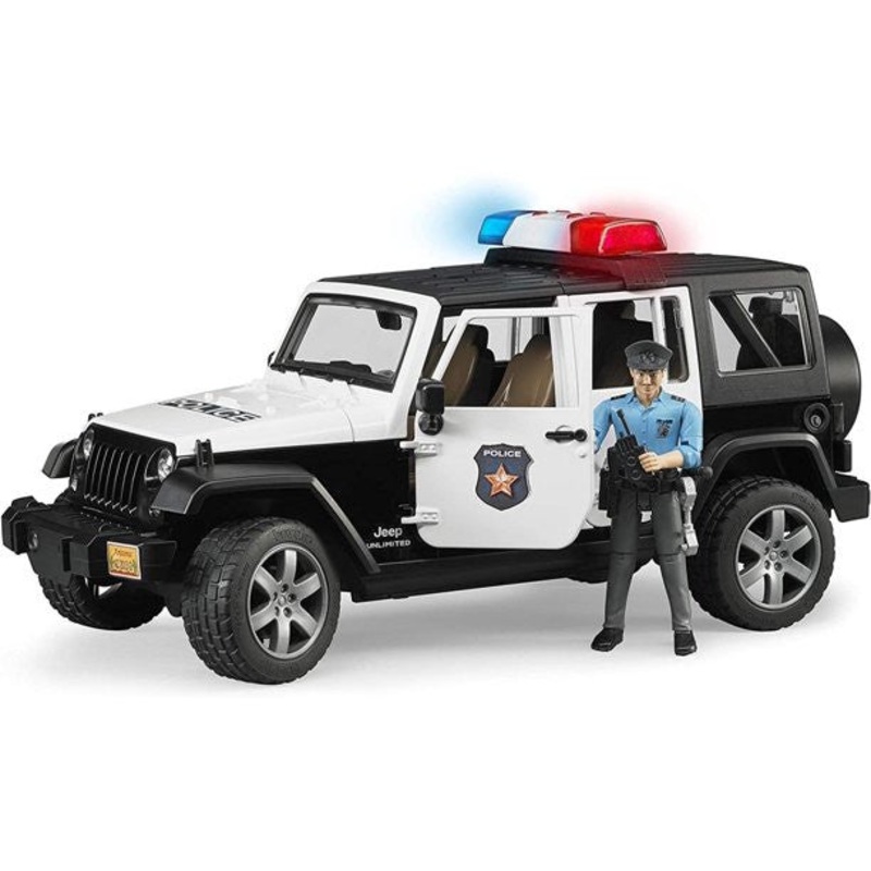 Jeep Rubicon Police car + light skin Police
