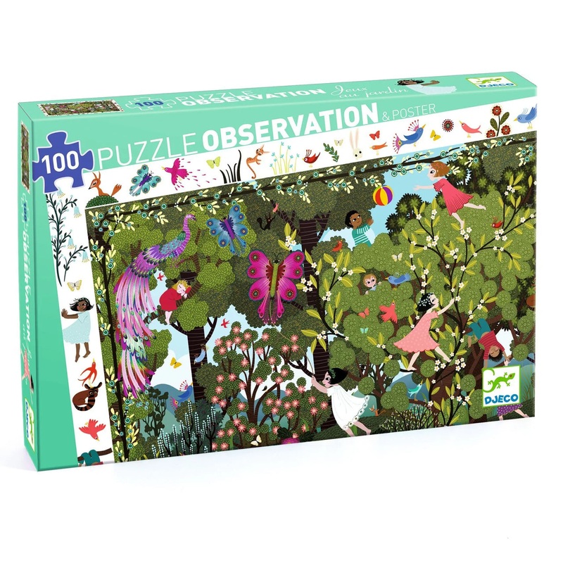Observation Puzzle 100pcs Garden Play Time