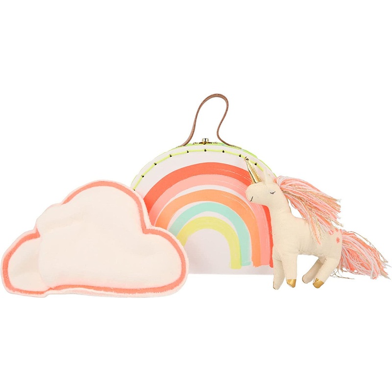Unicorn Mini Suitcase Doll