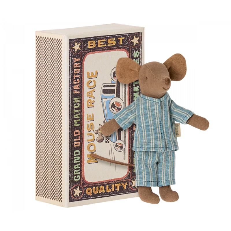 Big Brother Mouse in Box – Brown/PJs