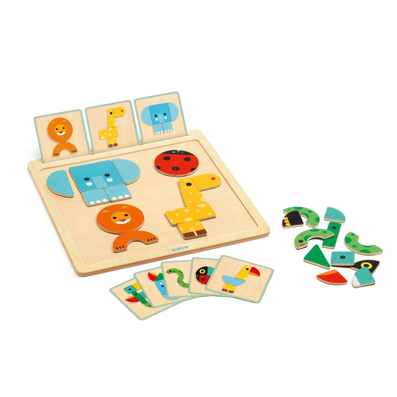 GeoBasic Wooden Puzzle