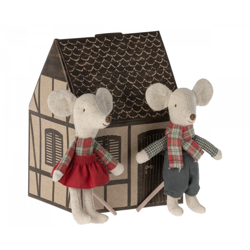 Winter Mice Twins, Little Brother and Sister