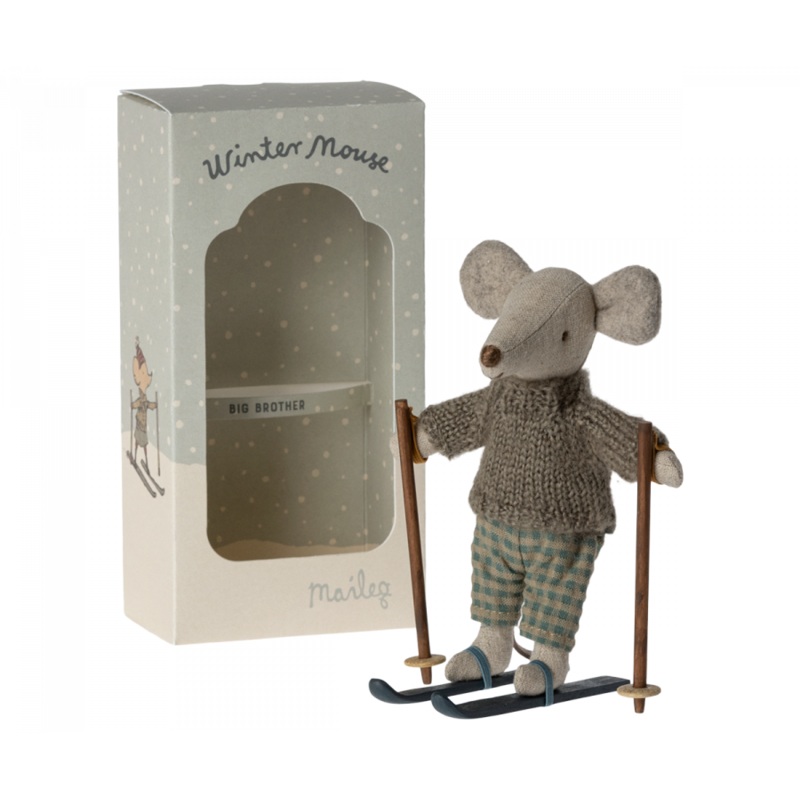 Winter Mouse with Ski Set, Big Brother