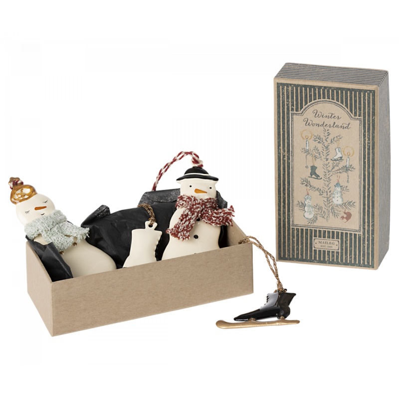 Winter Wonderland – Metal Ornament Set