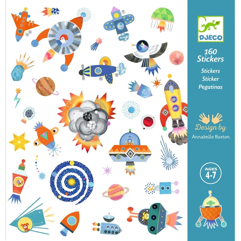 160 Stickers Interstellar