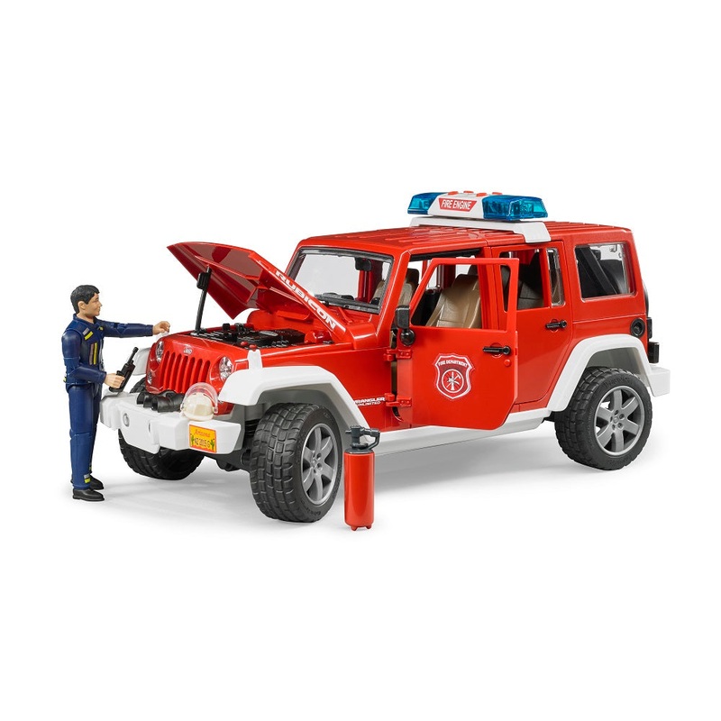 Jeep Rubicon Fire Rescue With Fireman