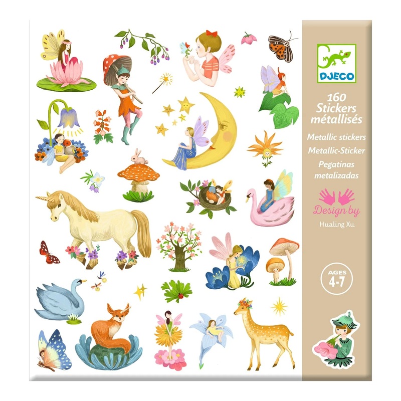 160 Stickers Fantasy – Unicorn/Fairy