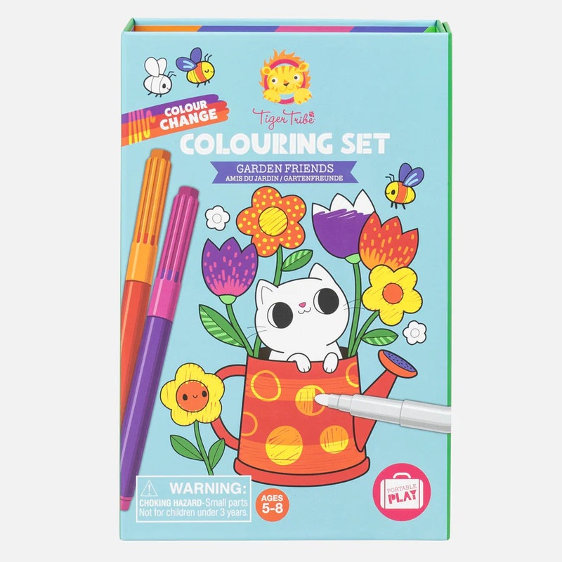 Colour Change Colouring Set – Garden Friends