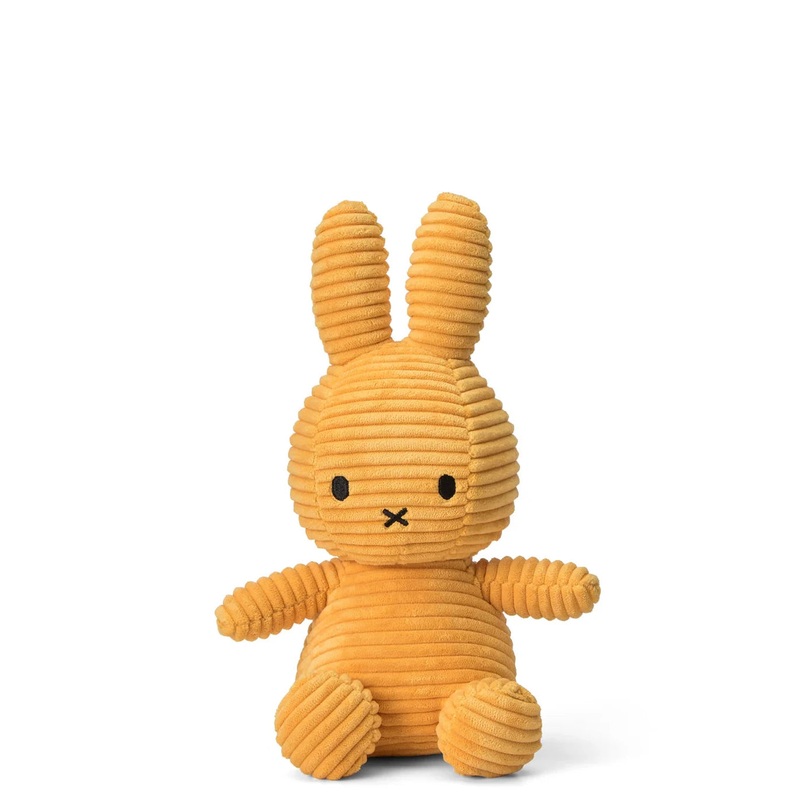 Plush MIFFY Sitting Corduroy 9 Yellow