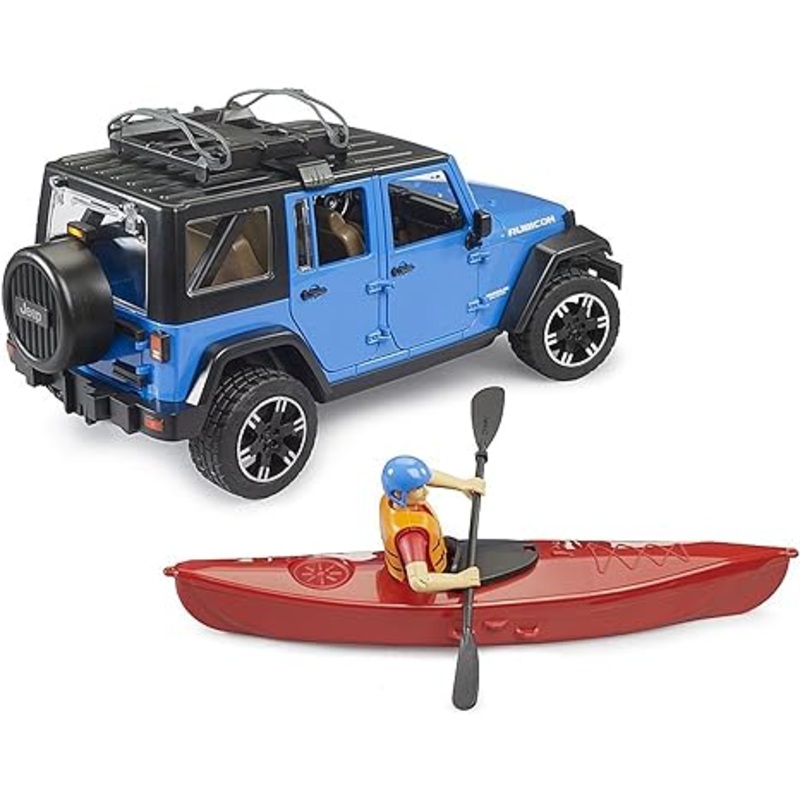 Wrangler Rubicon w Kayak and Figure