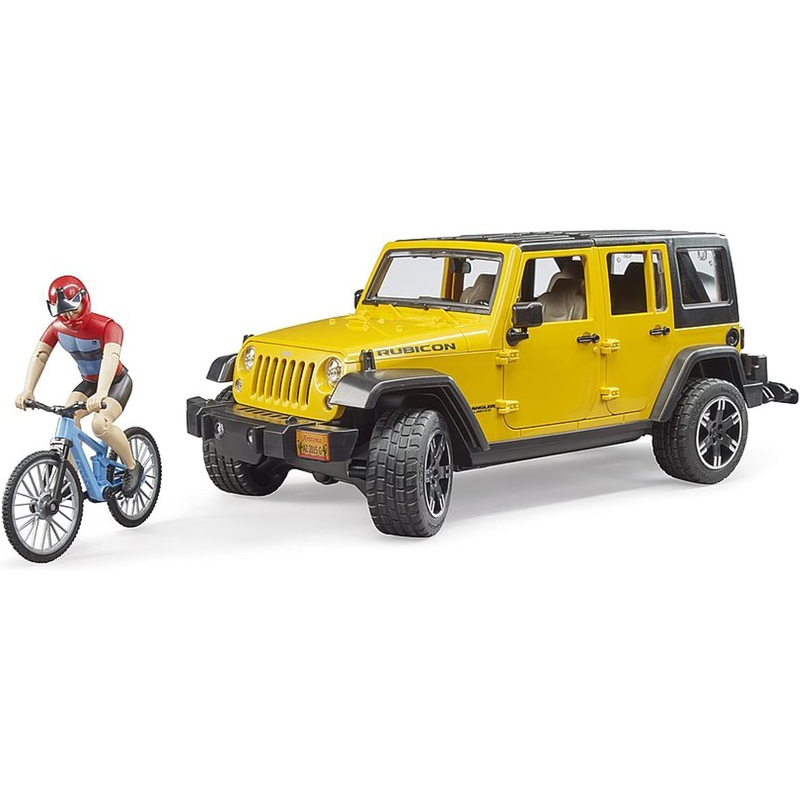 Jeep Rubicon w Mountain Bike and Figure
