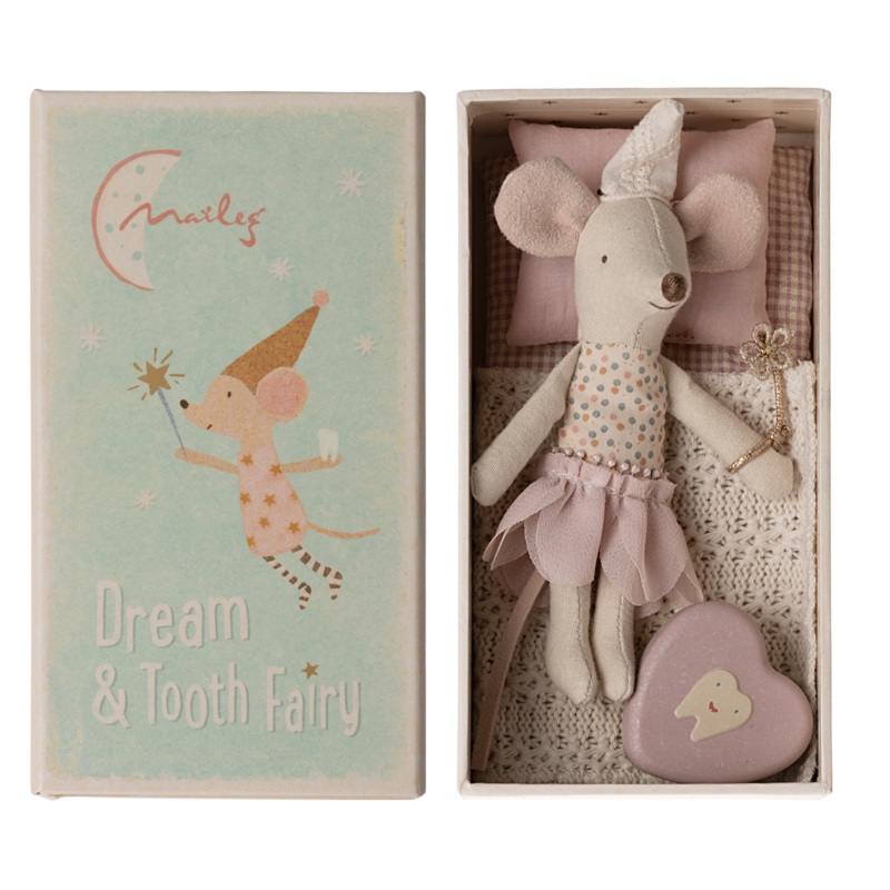 Tooth Fairy Mouse, Little Sister In Matchbox