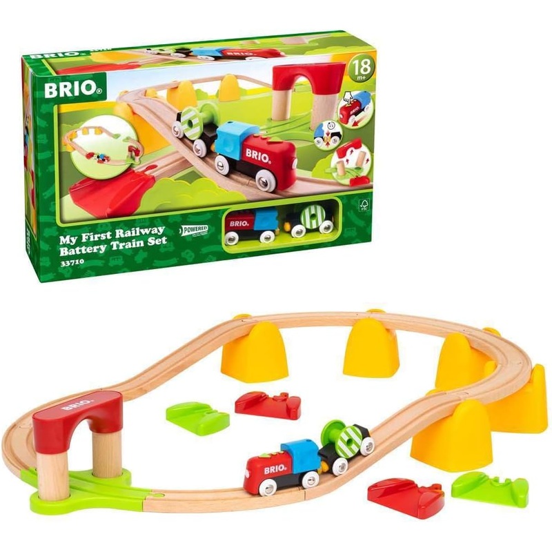 BRIO World Train Set, My First Railway Battery Train Set
