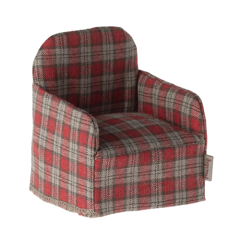Chair, Mouse – Red checker