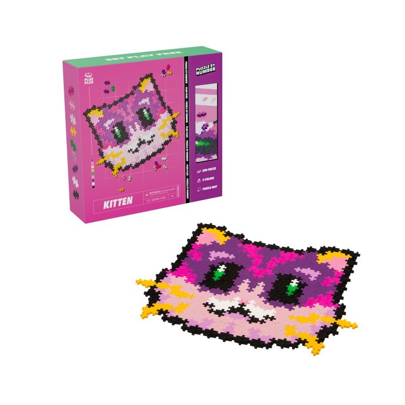 Puzzle By Number – 500 Pc Kitten