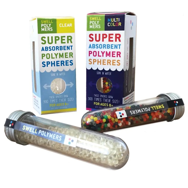 Swell Polymer Rainbow Spheres – Multicolor