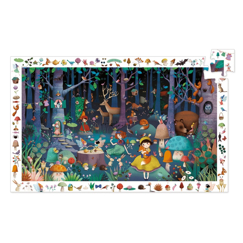 Observation Puzzle 100 pcs Forest Enchanted